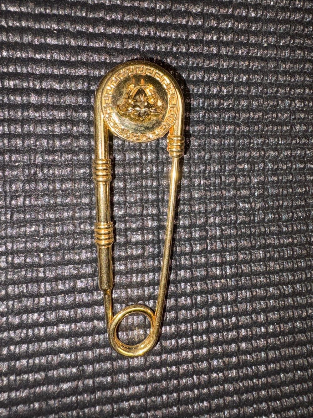 VERSACE MEDUSA Safety Pin Brooch